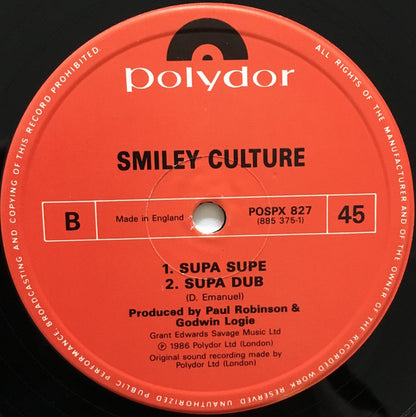 Smiley Culture : Mr Kidnapper (12")
