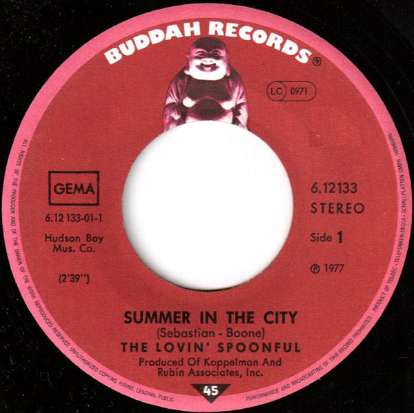 The Lovin' Spoonful : Summer In The City / Day Dream (7", Single)