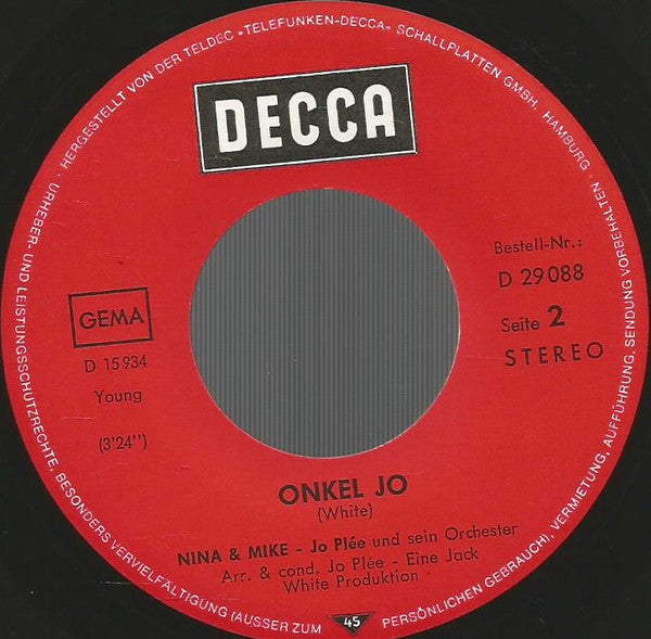 Nina & Mike : Du Bist Eine Show (7", Single)