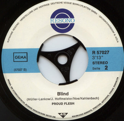 Proud Flesh : Devil Flight / Blind (7", Single)