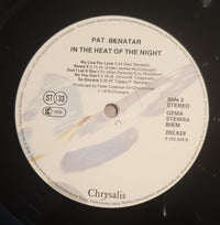 Pat Benatar : In The Heat Of The Night (LP, Album, RE, whi)