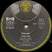 Elton John : Empty Sky (LP, Album, RE, Gat)