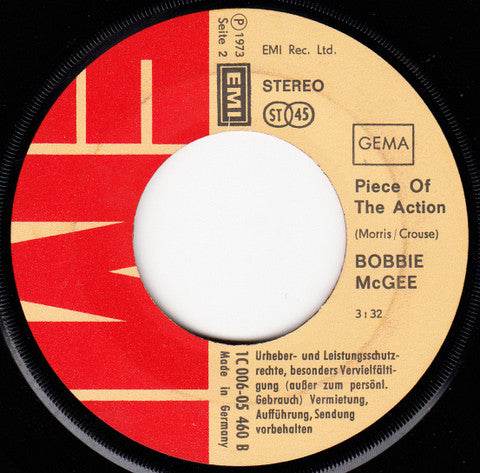 Bobbie McGee : Rock And Roll People (7", Single)