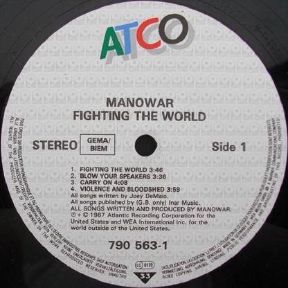 Manowar : Fighting The World (LP, Album)