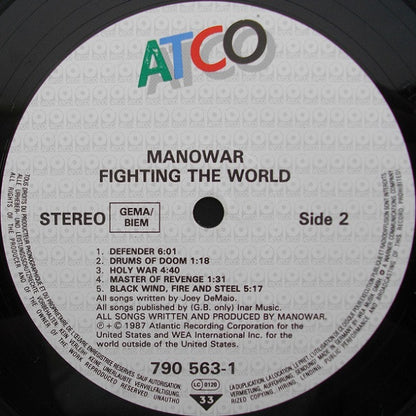 Manowar : Fighting The World (LP, Album)
