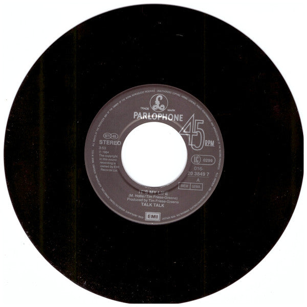 Talk Talk : It's My Life (7", Single)