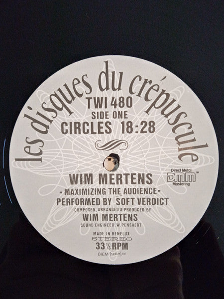 Wim Mertens Performed By Soft Verdict : Maximizing The Audience (2xLP, Album)