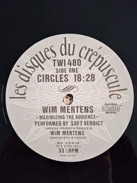 Wim Mertens Performed By Soft Verdict : Maximizing The Audience (2xLP, Album)