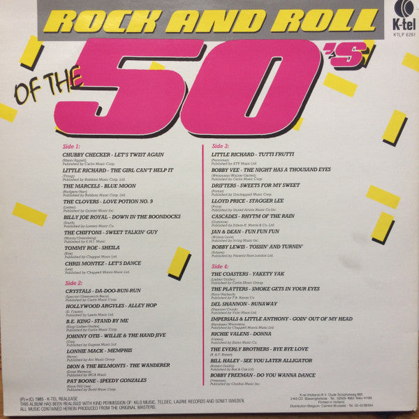 Various : Rock And Roll Of The 50's (2xLP, Comp, Gat)
