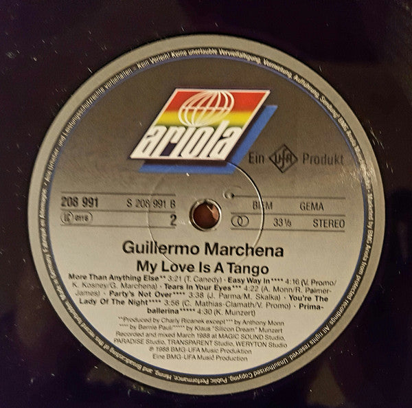Guillermo Marchena : My Love Is A Tango (LP, Album)