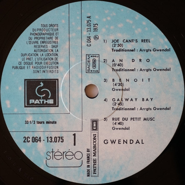 Gwendal : Gwendal (LP, Album, RE)
