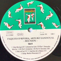 Paquito D'Rivera & Arturo Sandoval : Reunion (LP)