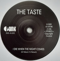 The Taste (3) : I Want You (7", Single)
