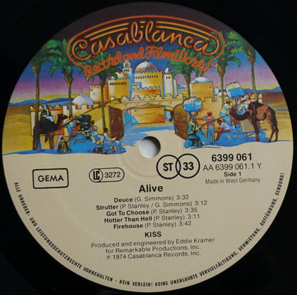 Kiss : Alive! (2xLP, Album, RE)