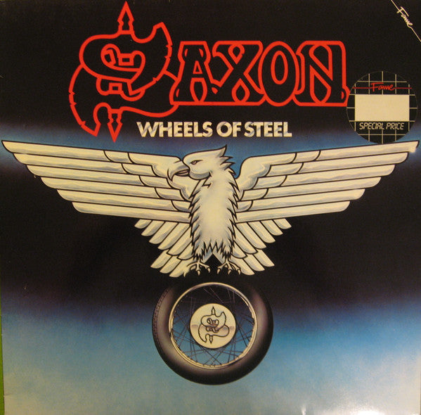 Saxon : Wheels Of Steel (LP, Album, RE)