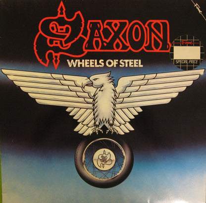 Saxon : Wheels Of Steel (LP, Album, RE)