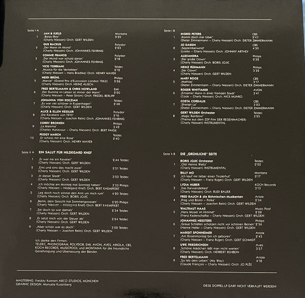 Charly Niessen : 33 Jahre Text Und Musik Charly Niessen (2xLP, Promo)