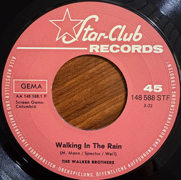 The Walker Brothers : Walking In The Rain (7", Single)