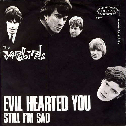 The Yardbirds : Evil Hearted You (7", Single, Mono)