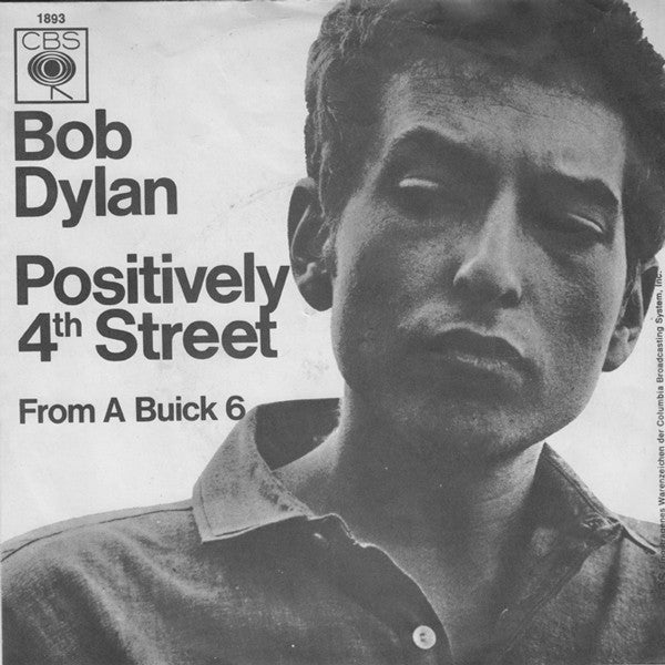 Bob Dylan : Positively 4th Street (7", Single, Mono)