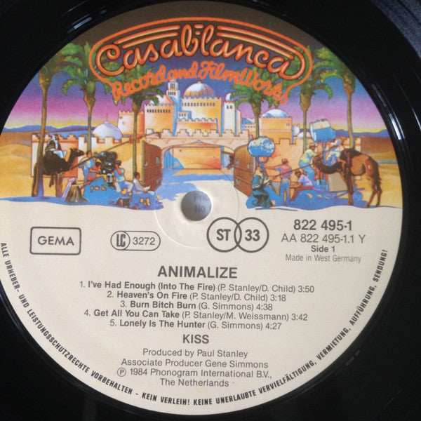 Kiss : Animalize (LP, Album)
