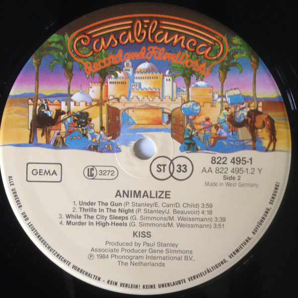 Kiss : Animalize (LP, Album)