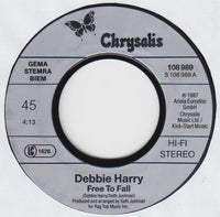 Deborah Harry : Free To Fall (7", Single)