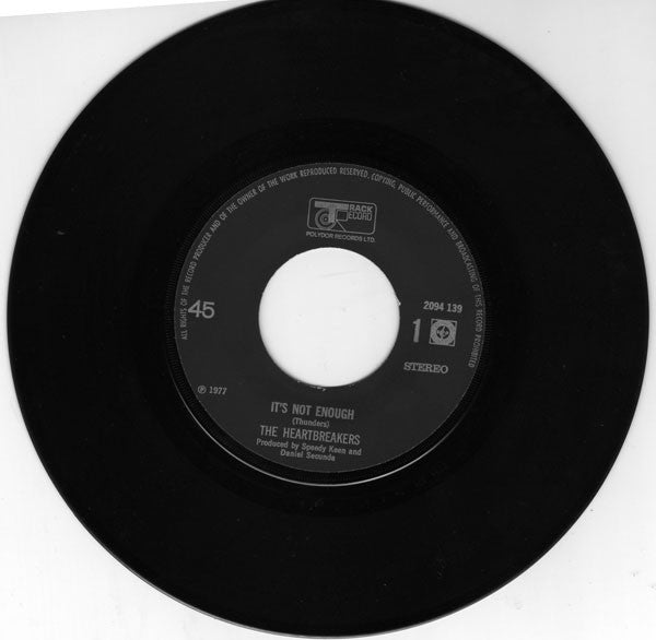 Heartbreakers* : It's Not Enough (7", Single)