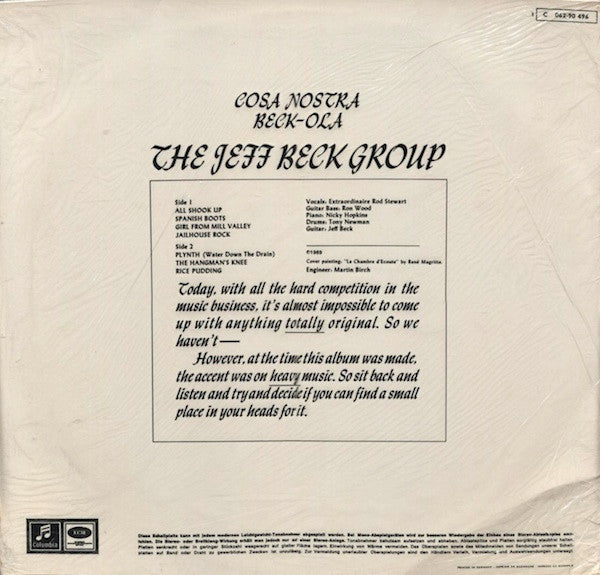 The Jeff Beck Group* : Beck-Ola (LP, Album)