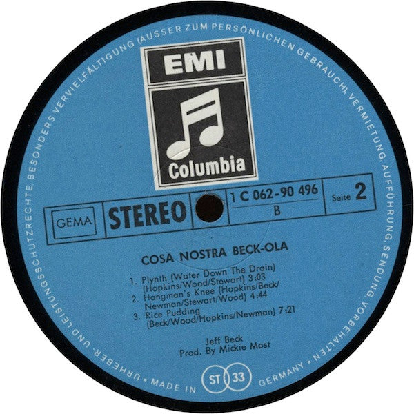 The Jeff Beck Group* : Beck-Ola (LP, Album)
