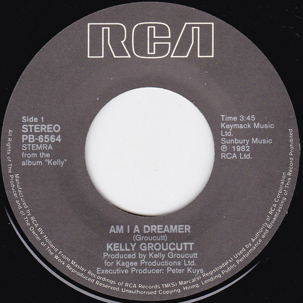 Kelly Groucutt : Am I A Dreamer (7", Single)