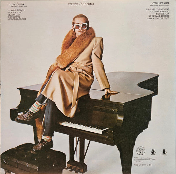 Elton John : Here And There (LP, Album)