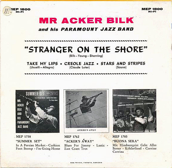 Mr. Acker Bilk* : Stranger On The Shore (7", EP, Bla)