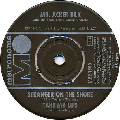 Mr. Acker Bilk* : Stranger On The Shore (7", EP, Bla)