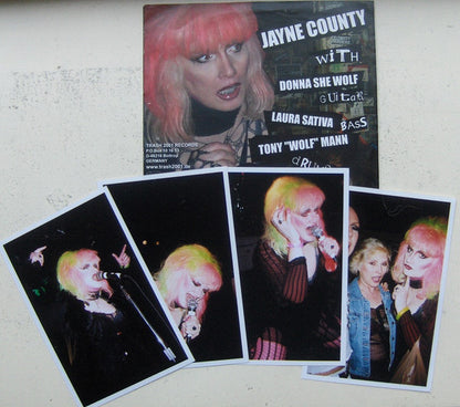 Jayne County Meets She Wolves : California Über Alles (7", Single, Gre)