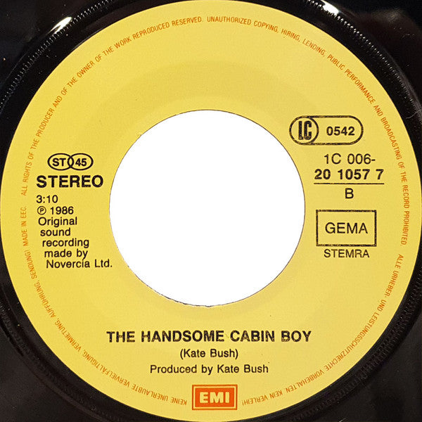 Kate Bush : Hounds Of Love (7", Single)