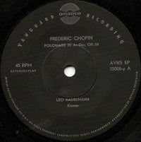 Frederic Chopin*, Leo Nadelmann : Polonaise As-Dur Op. 53 / Etude In E-Dur Op. 10/3 (7", EP)