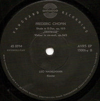 Frederic Chopin*, Leo Nadelmann : Polonaise As-Dur Op. 53 / Etude In E-Dur Op. 10/3 (7", EP)
