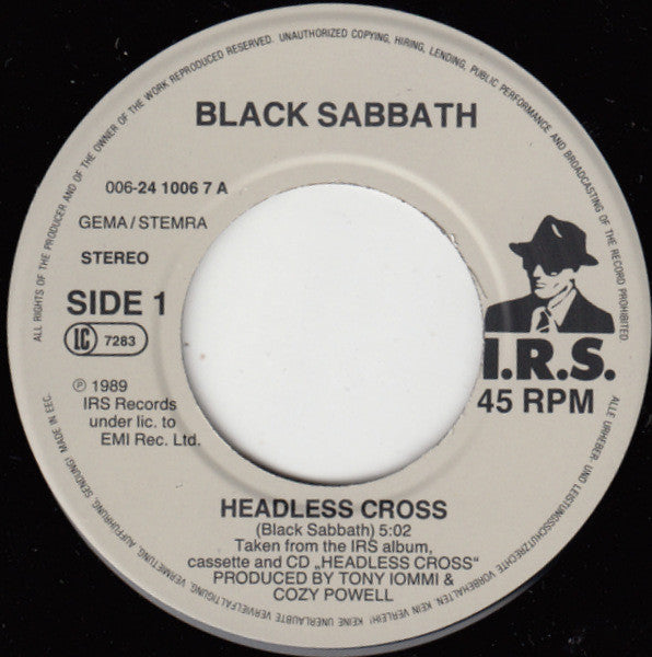 Black Sabbath : Headless Cross (7", Single)