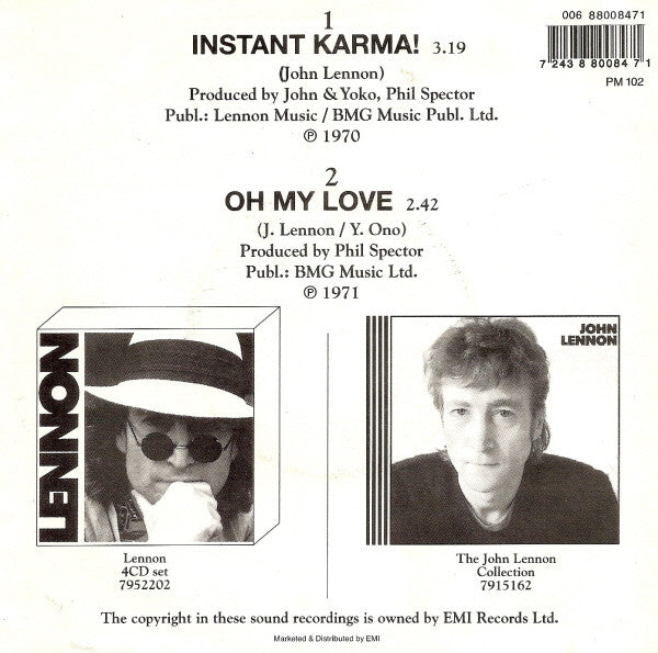 Lennon* : Instant Karma! (7", Single)