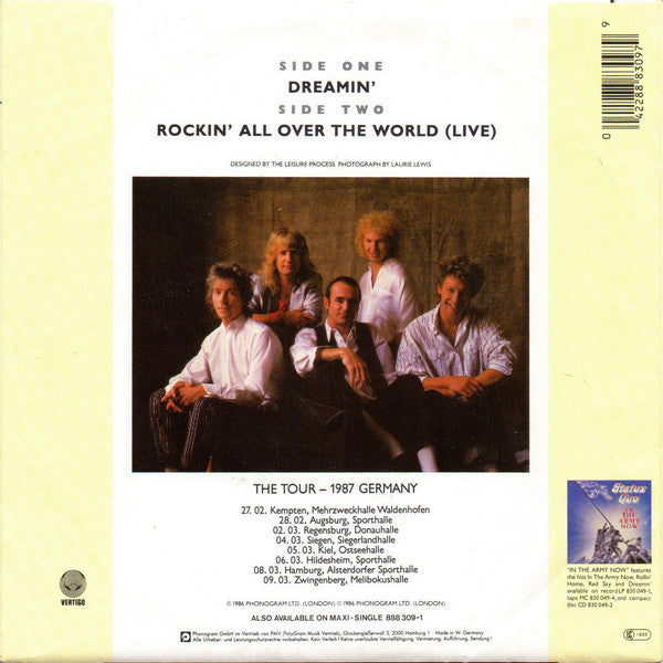 Status Quo : Dreamin' (7", Single)