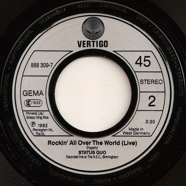 Status Quo : Dreamin' (7", Single)