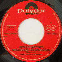 Franz Josef Degenhardt : Sacco Und Vanzetti (7", Single)
