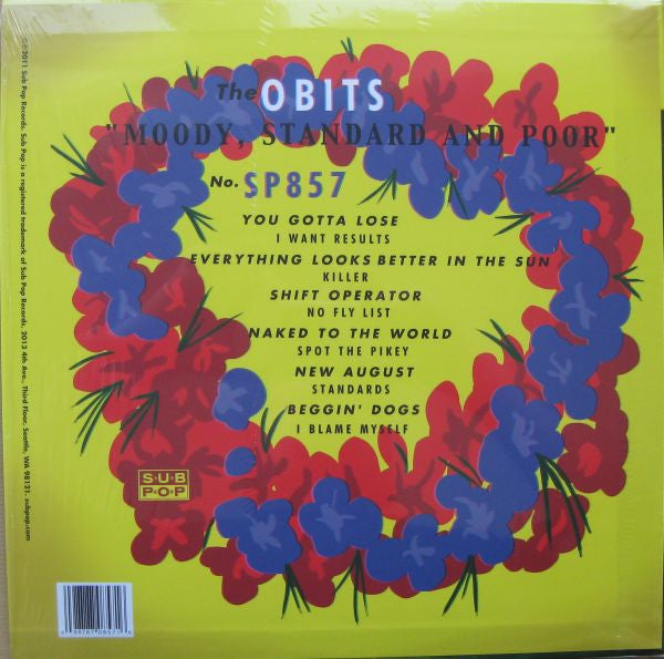 Obits : Moody, Standard And Poor (LP, Album, Gre)