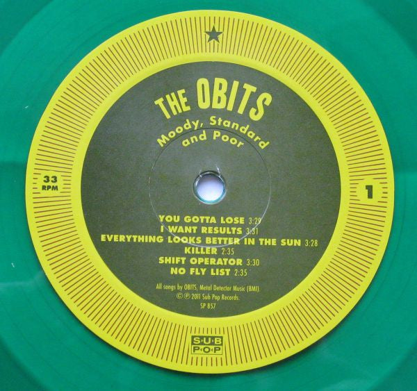 Obits : Moody, Standard And Poor (LP, Album, Gre)