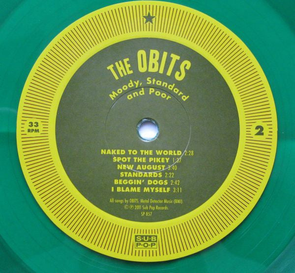 Obits : Moody, Standard And Poor (LP, Album, Gre)