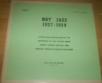 Various : Hot Jazz 1927-1929 (LP, Comp, Ltd, Gre)