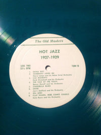 Various : Hot Jazz 1927-1929 (LP, Comp, Ltd, Gre)