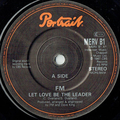 FM (6) : Let Love Be The Leader (7", Single + Box, Ltd, Num)