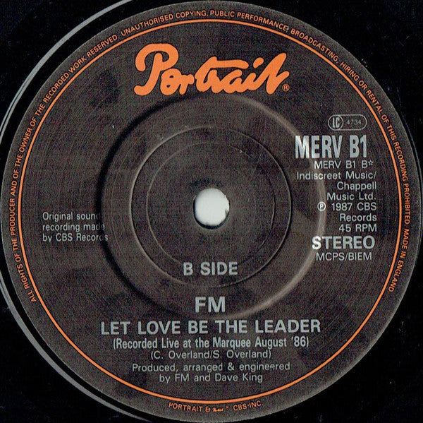 FM (6) : Let Love Be The Leader (7", Single + Box, Ltd, Num)